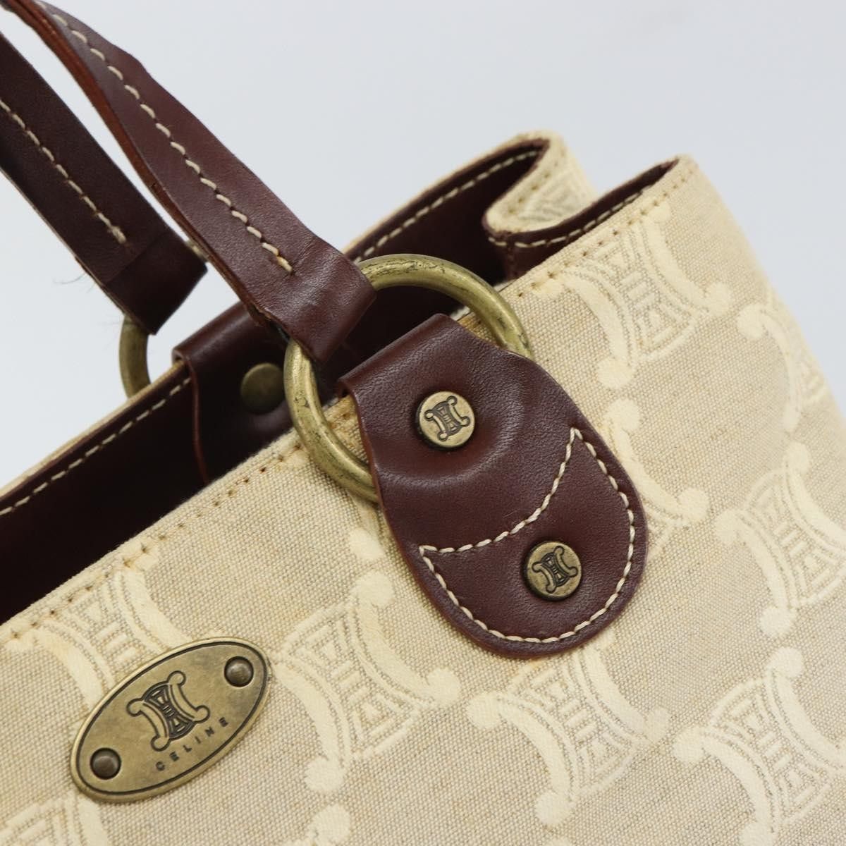 Celine Celine Vintage Macadam Canvas and Leather Size ONE SIZE - 13 Thumbnail