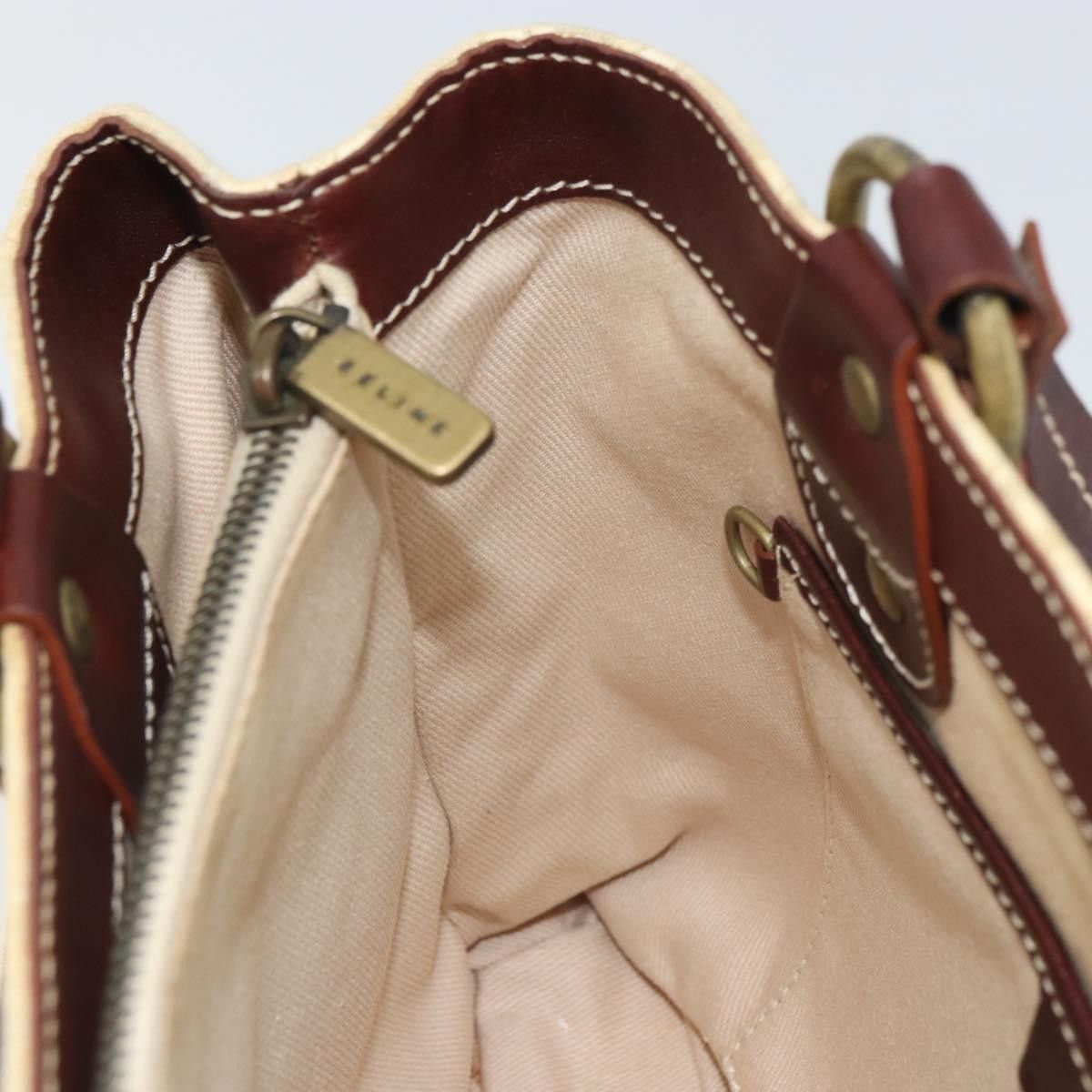 Celine Celine Vintage Macadam Canvas and Leather Size ONE SIZE - 20 Thumbnail