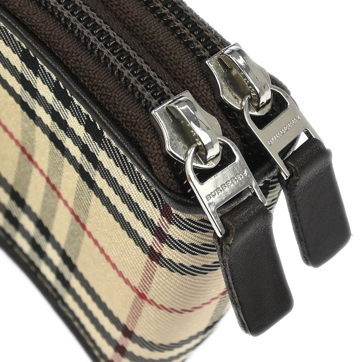 Burberry Burberry Zip Around Coin Pouch Canvas Size ONE SIZE - 7 Thumbnail
