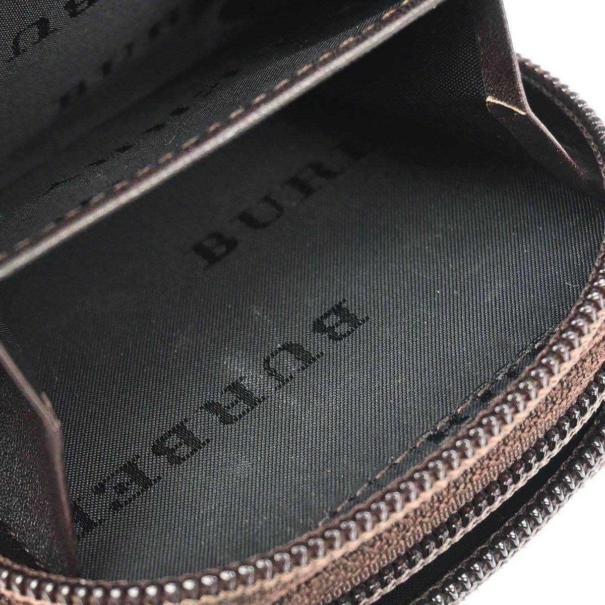 Burberry Burberry Zip Around Coin Pouch Canvas Size ONE SIZE - 4 Thumbnail