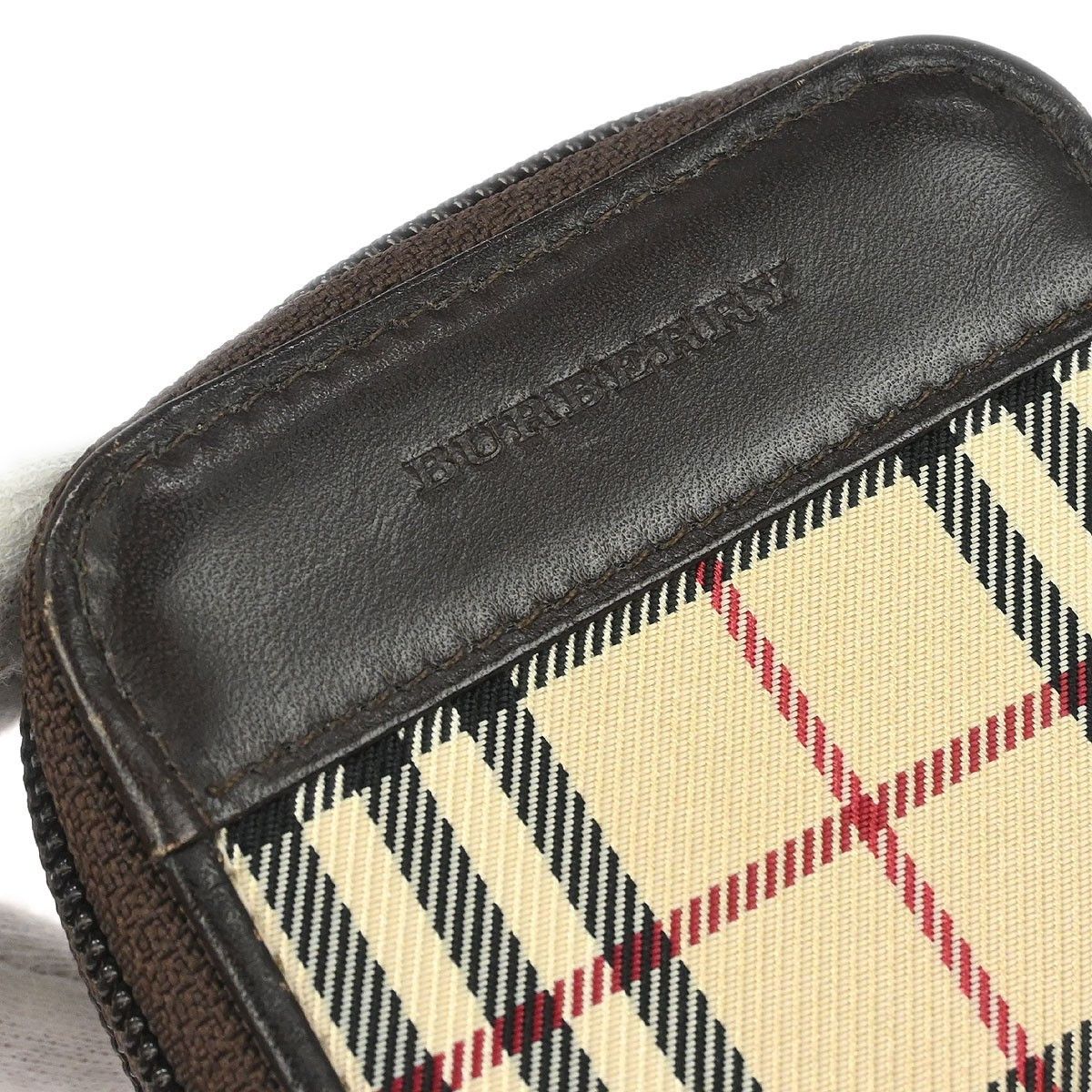 Burberry Burberry Zip Around Coin Pouch Canvas Size ONE SIZE - 5 Thumbnail
