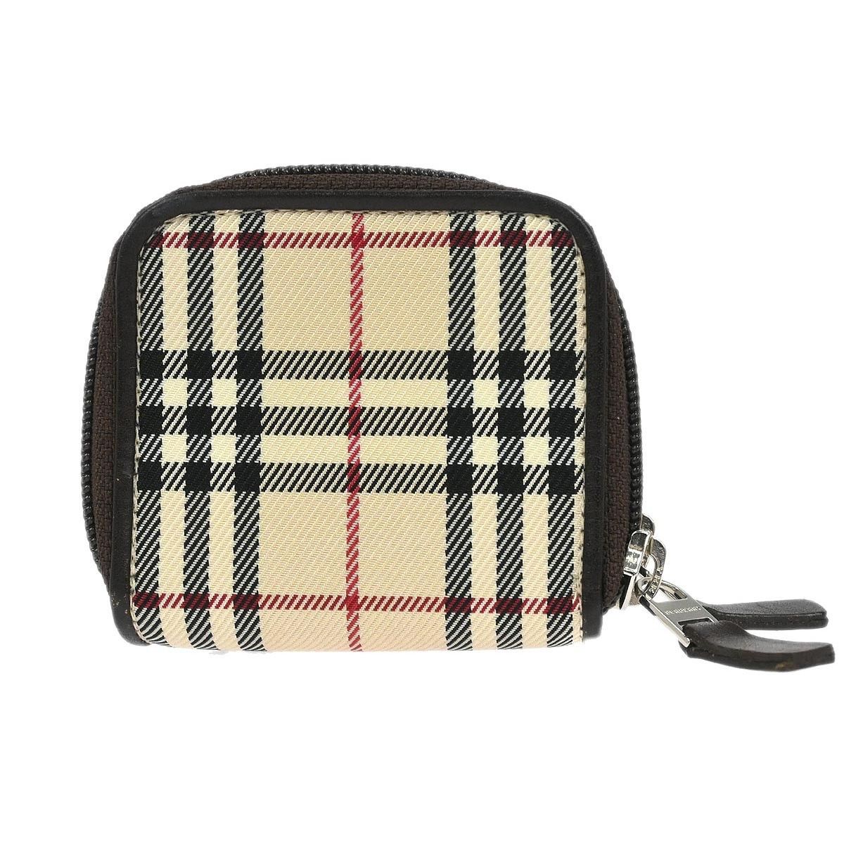 Burberry Burberry Zip Around Coin Pouch Canvas Size ONE SIZE - 2 Thumbnail