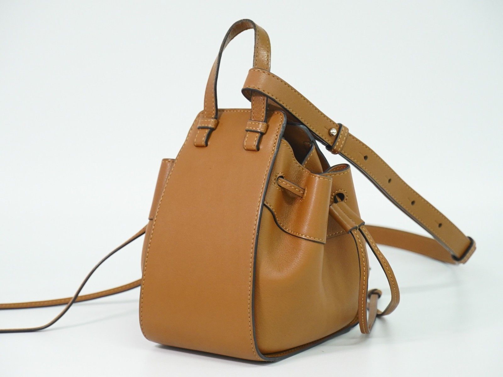 Loewe Loewe Hammock Drawstring Bag Leather Size ONE SIZE - 2 Thumbnail