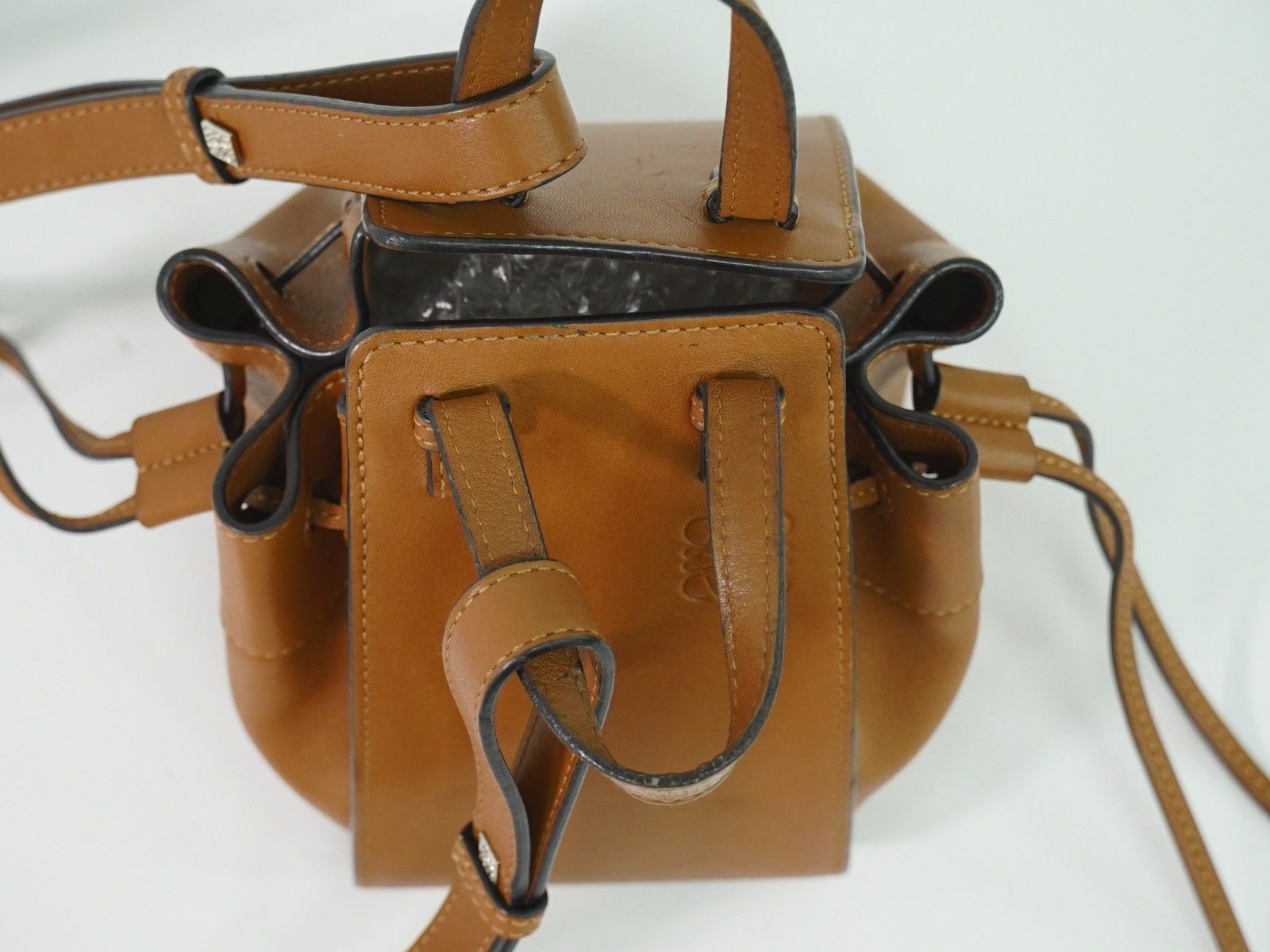 Loewe Loewe Hammock Drawstring Bag Leather Size ONE SIZE - 12 Thumbnail