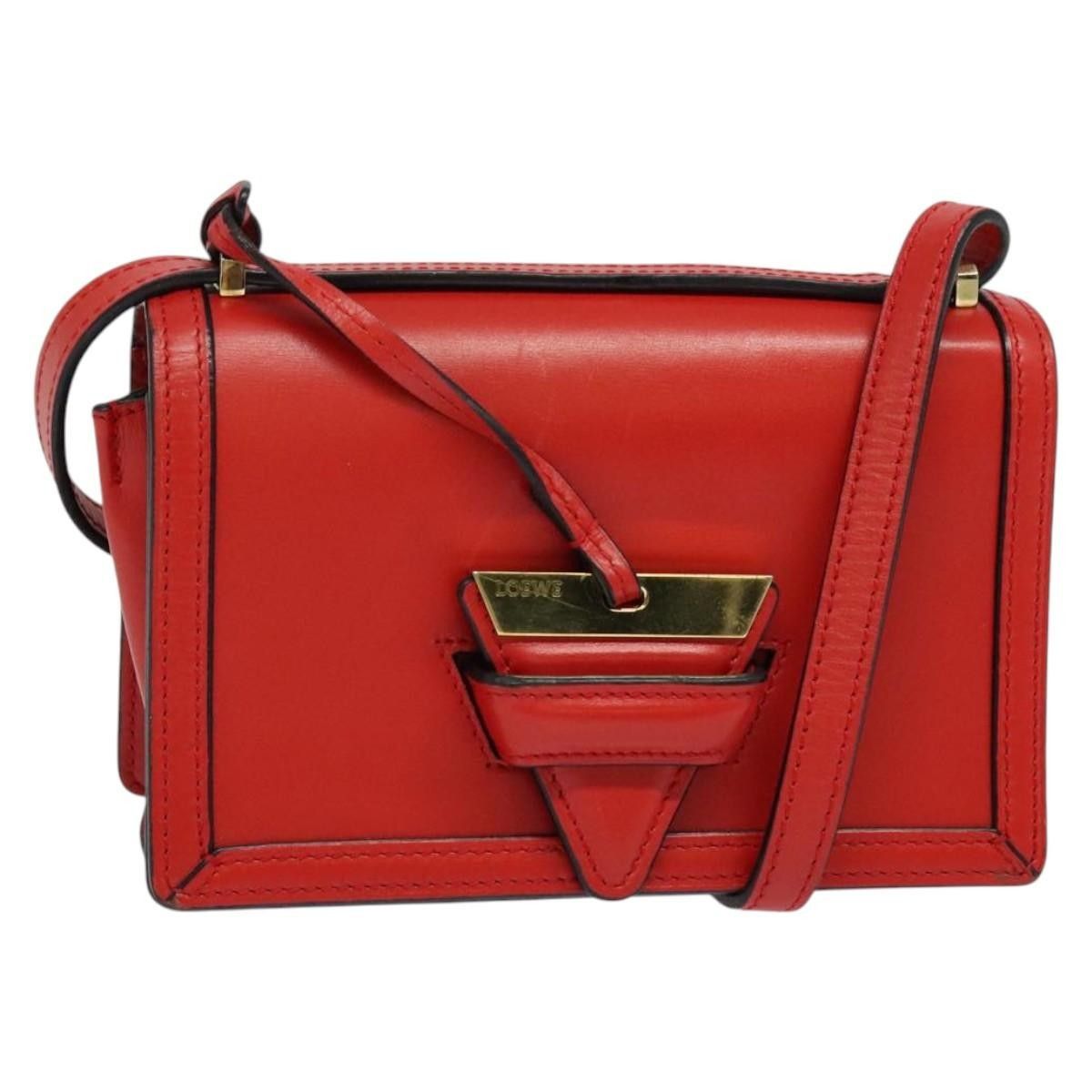 Loewe Loewe Barcelona Shoulder Bag Leather Size ONE SIZE - 19 Thumbnail