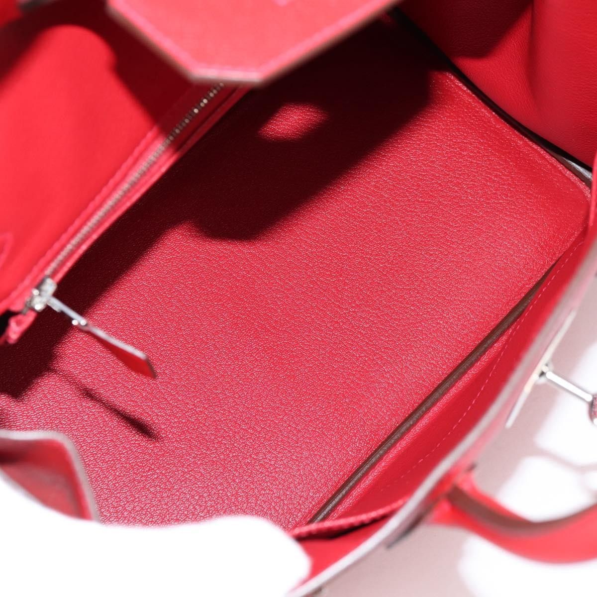 Hermes Hermes Birkin Red Epsom with Palladium Hardware Size ONE SIZE - 5 Thumbnail