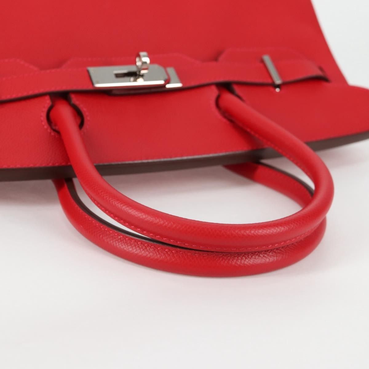 Hermes Hermes Birkin Red Epsom with Palladium Hardware Size ONE SIZE - 8 Thumbnail