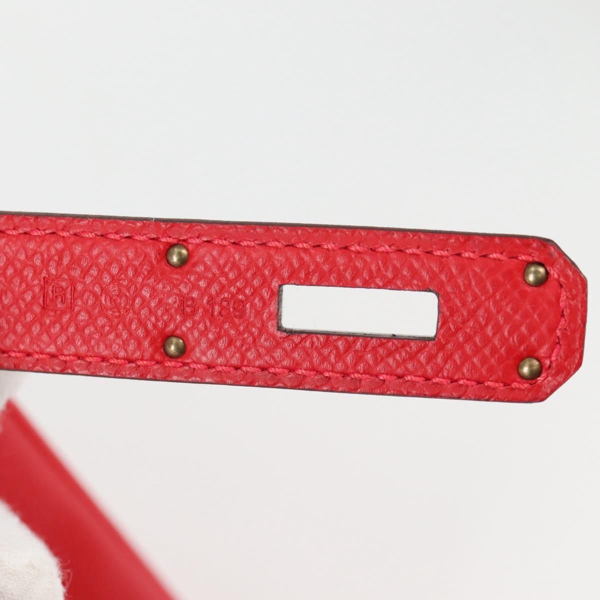 Hermes Hermes Birkin Red Epsom with Palladium Hardware Size ONE SIZE - 7 Thumbnail