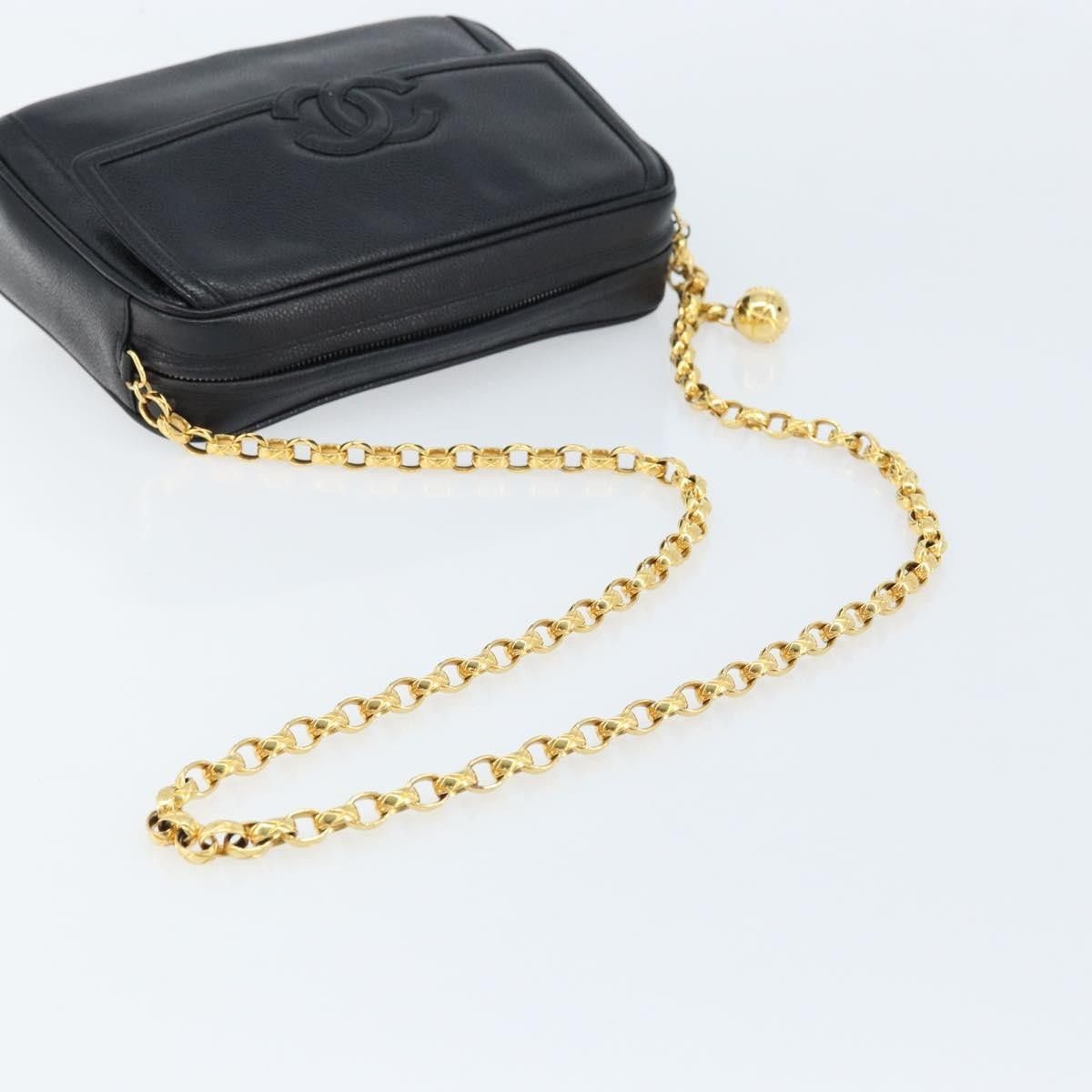 Chanel Chanel Vintage Front Pocket CC Camera Bag Caviar Size ONE SIZE - 8 Thumbnail