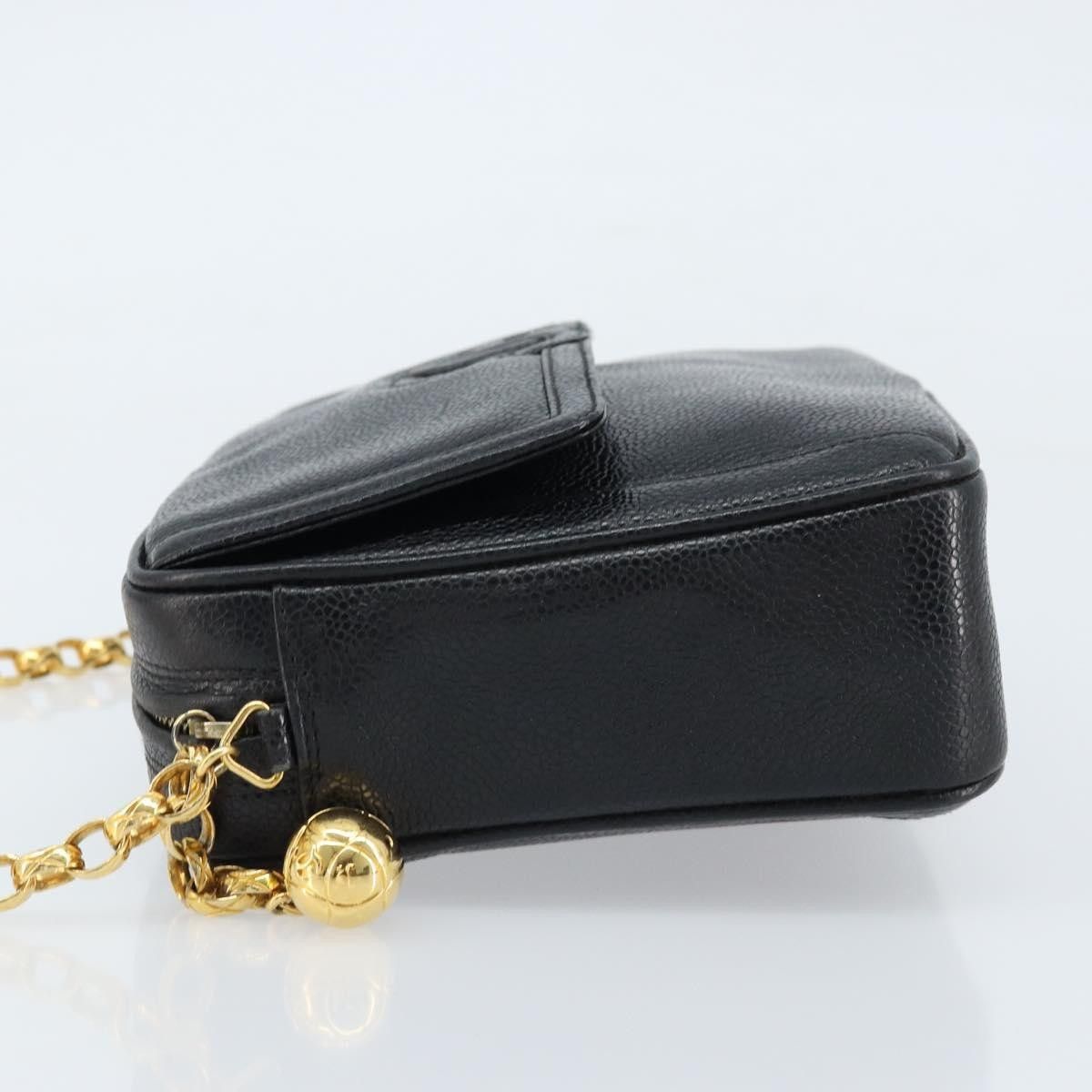 Chanel Chanel Vintage Front Pocket CC Camera Bag Caviar Size ONE SIZE - 4 Thumbnail