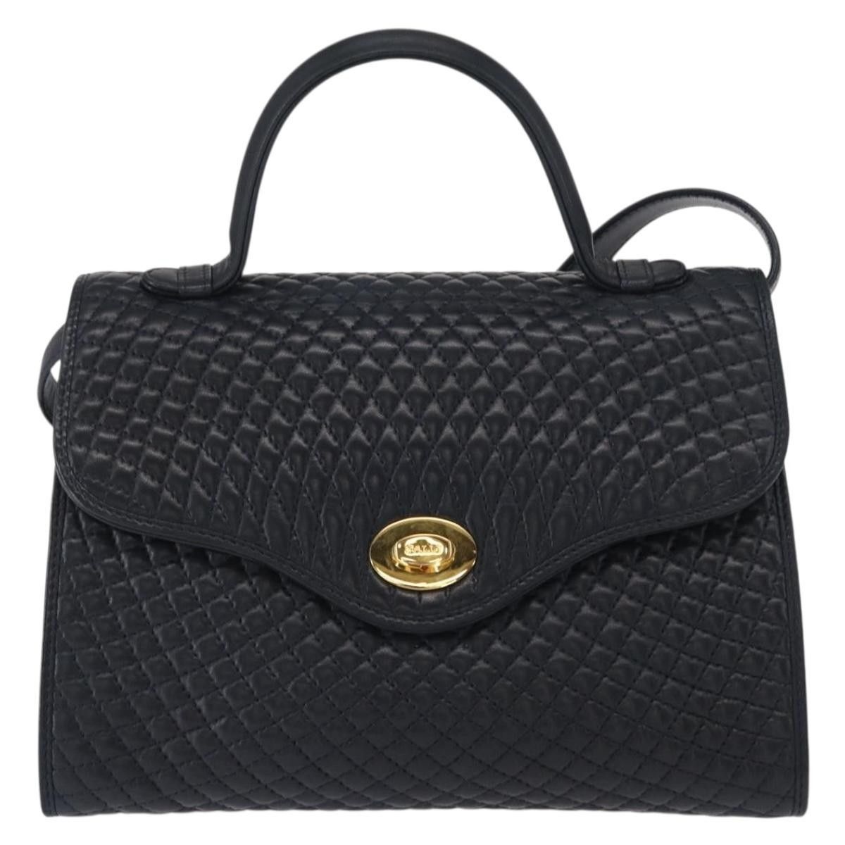 Bally Bally Vintage Handbag Quilted Leather Size ONE SIZE - 18 Thumbnail