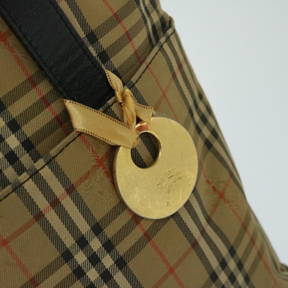 Burberry Burberry Nova Check Tote Canvas and Leather Size ONE SIZE - 11 Thumbnail