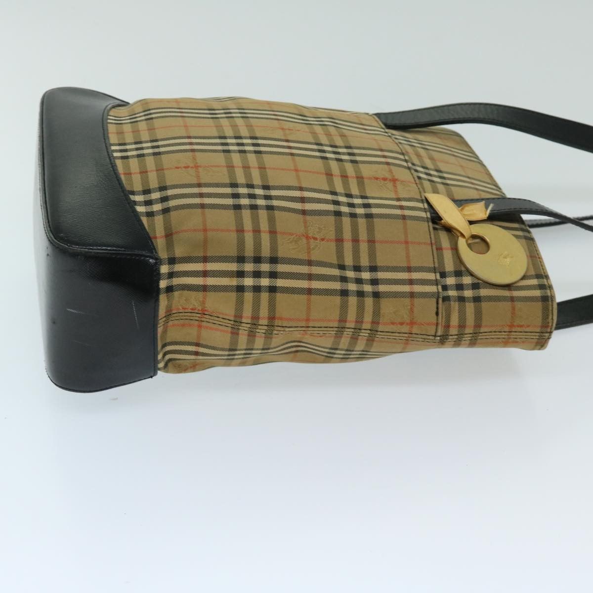 Burberry Burberry Nova Check Tote Canvas and Leather Size ONE SIZE - 3 Thumbnail