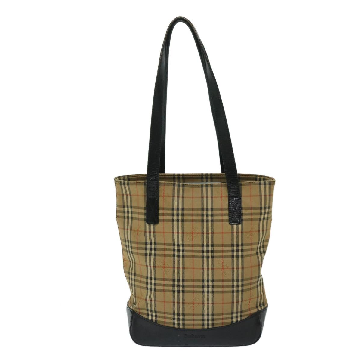 Burberry Burberry Nova Check Tote Canvas and Leather Size ONE SIZE - 2 Thumbnail