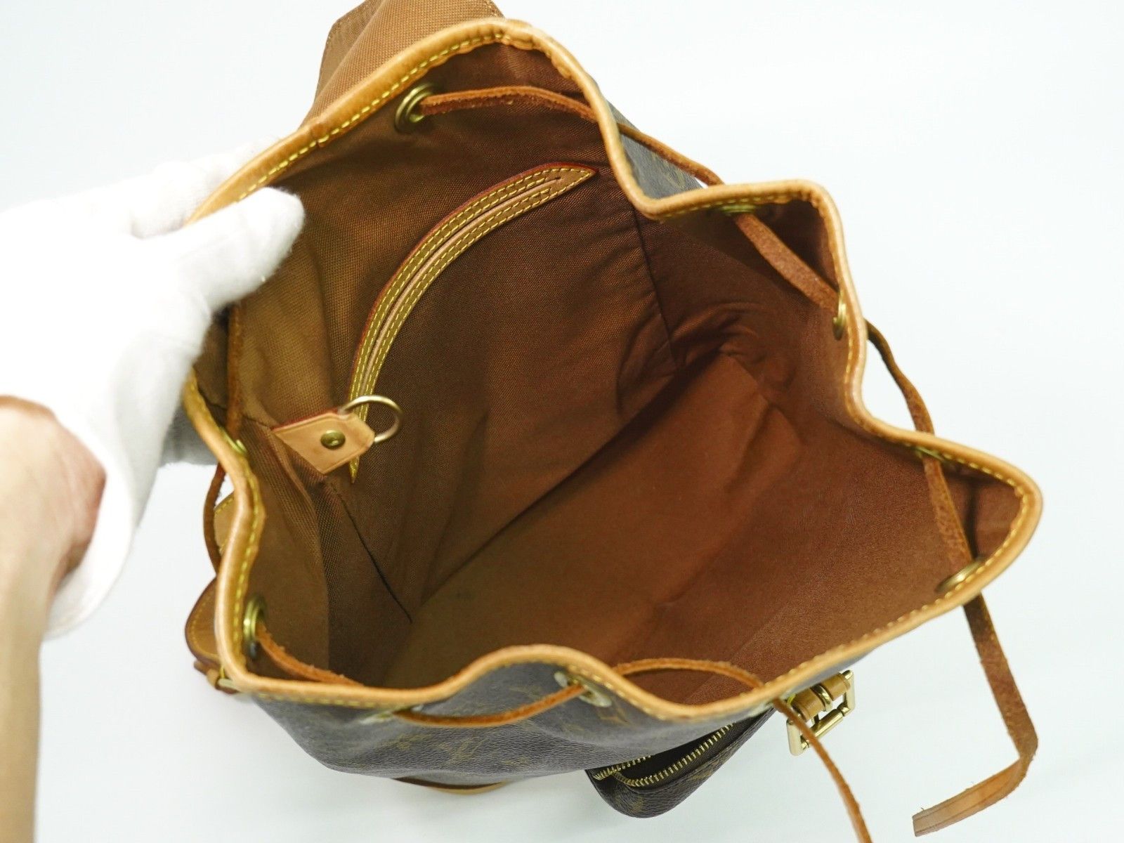 Louis Vuitton Louis Vuitton Vintage Montsouris Backpack Monogram Canvas Size ONE SIZE - 4 Thumbnail