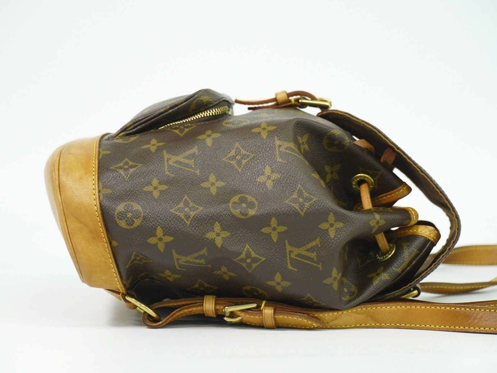 Louis Vuitton Louis Vuitton Vintage Montsouris Backpack Monogram Canvas Size ONE SIZE - 3 Thumbnail