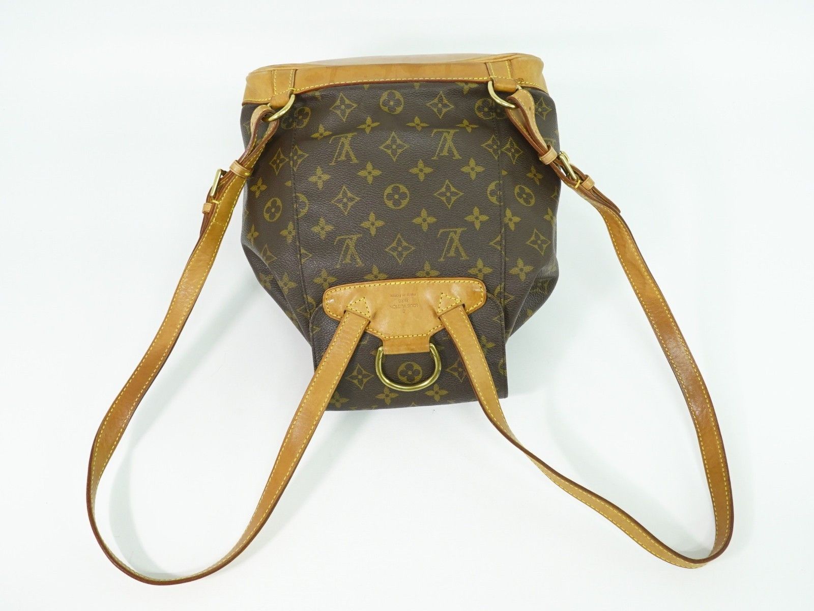 Louis Vuitton Louis Vuitton Vintage Montsouris Backpack Monogram Canvas Size ONE SIZE - 7 Thumbnail