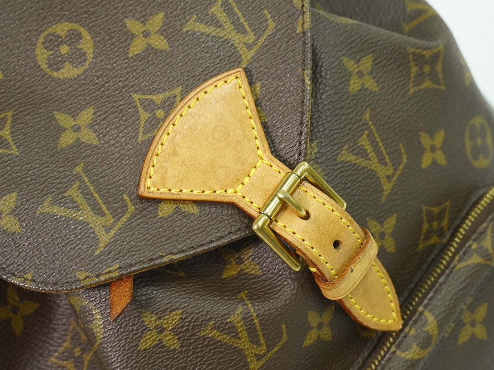 Louis Vuitton Louis Vuitton Vintage Montsouris Backpack Monogram Canvas Size ONE SIZE - 11 Thumbnail