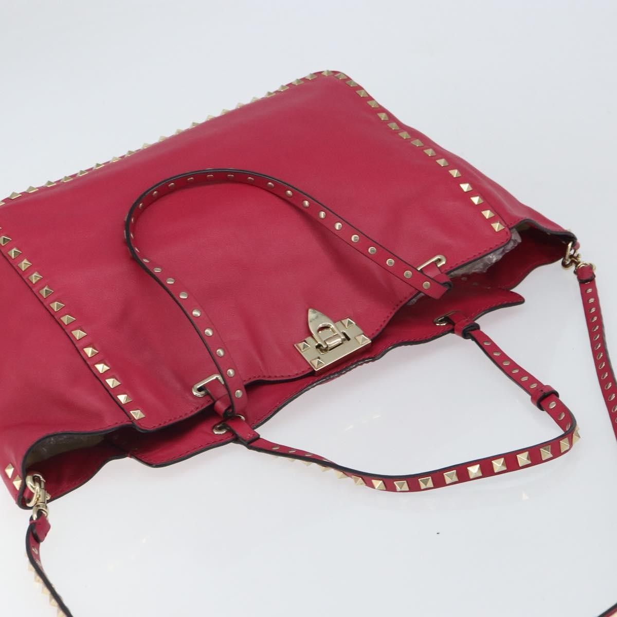 Valentino Valentino Garavani Rockstud Tote Soft Leather Size ONE SIZE - 12 Thumbnail