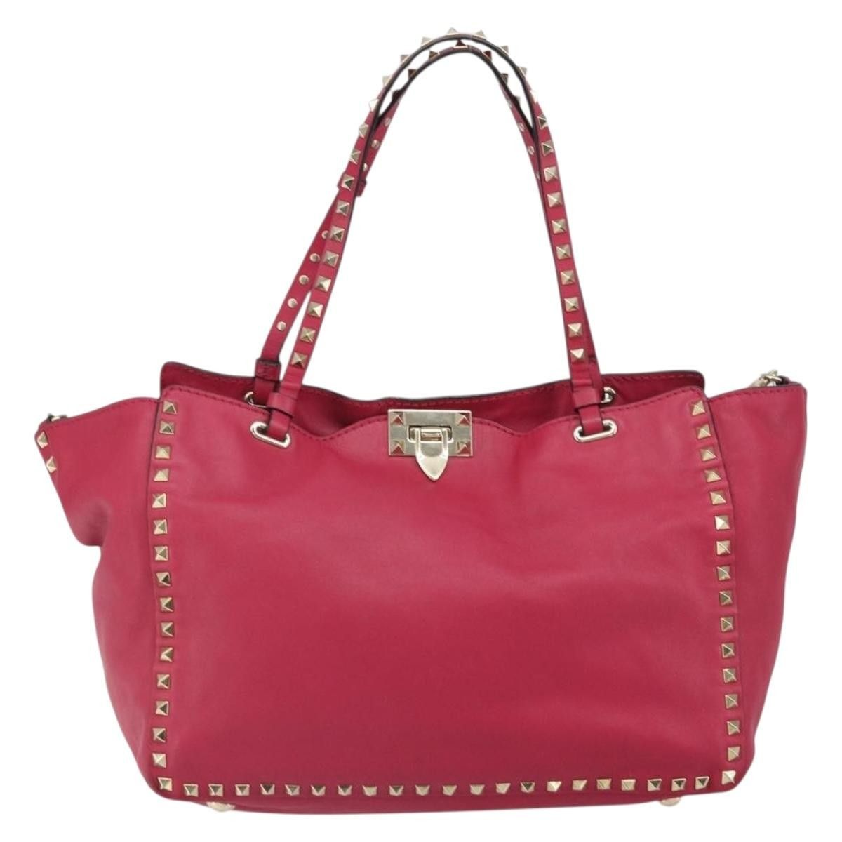 Valentino Valentino Garavani Rockstud Tote Soft Leather Size ONE SIZE - 24 Thumbnail