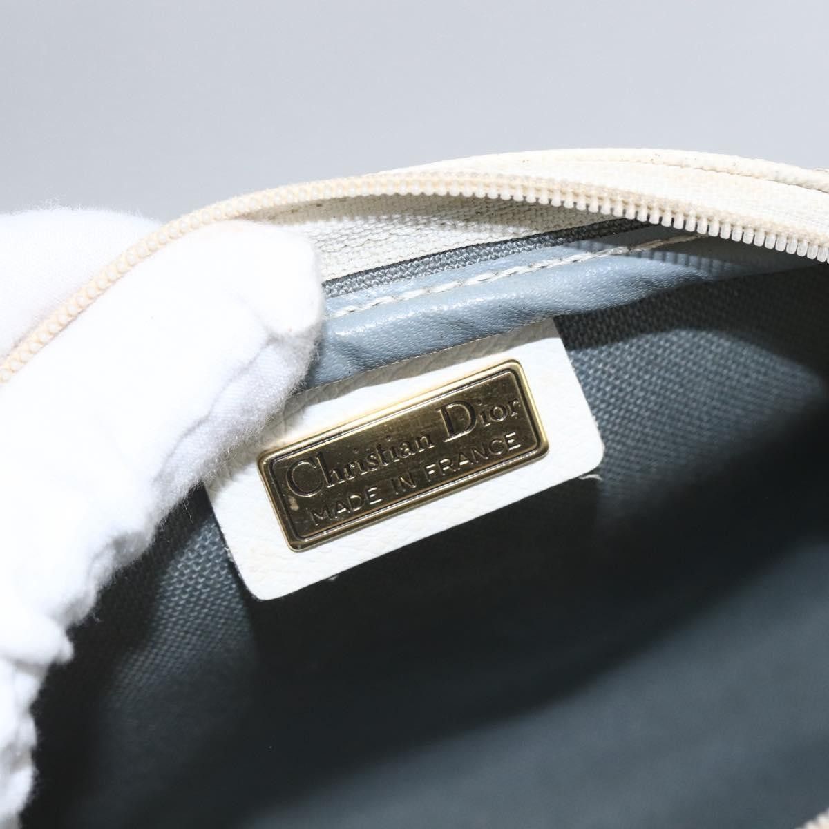 Dior Christian Dior Vintage Honeycomb Canvas and Leather Size ONE SIZE - 6 Thumbnail