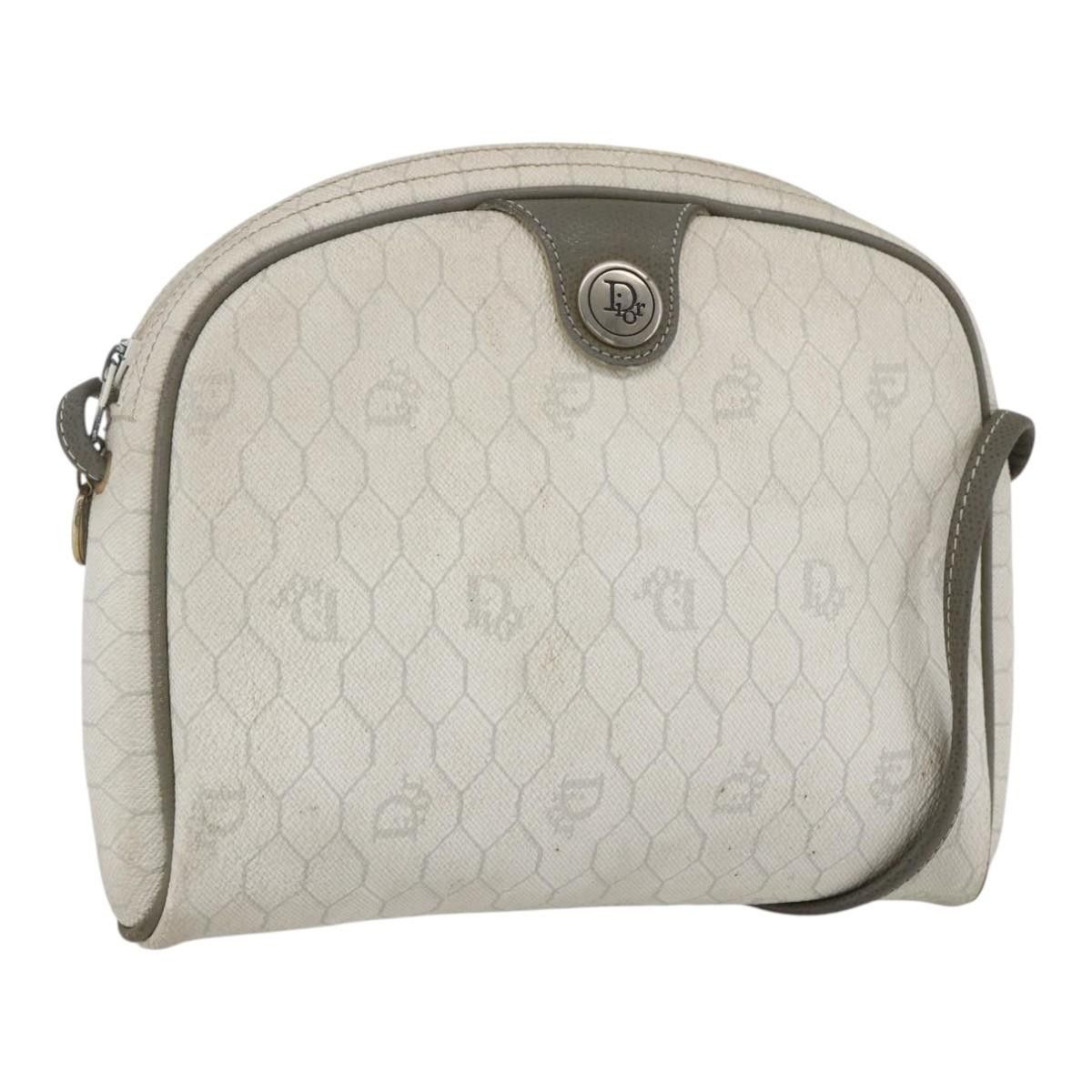 Dior Christian Dior Vintage Honeycomb Canvas and Leather Size ONE SIZE - 18 Thumbnail