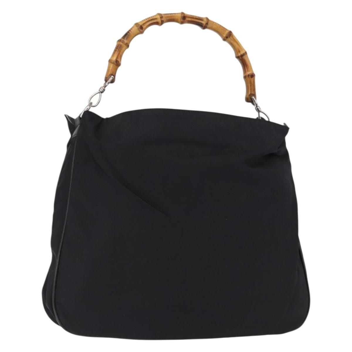 Gucci Gucci Vintage Bamboo Shoulder Canvas Size ONE SIZE - 20 Thumbnail