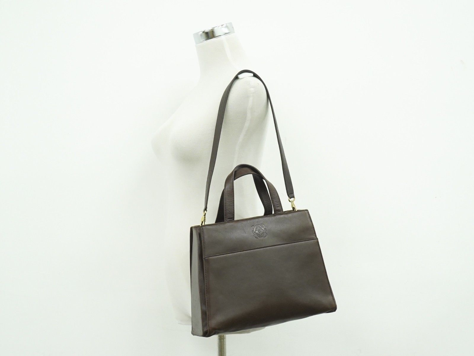 Loewe Loewe Vintage Anagram Leather Size ONE SIZE - 10 Thumbnail