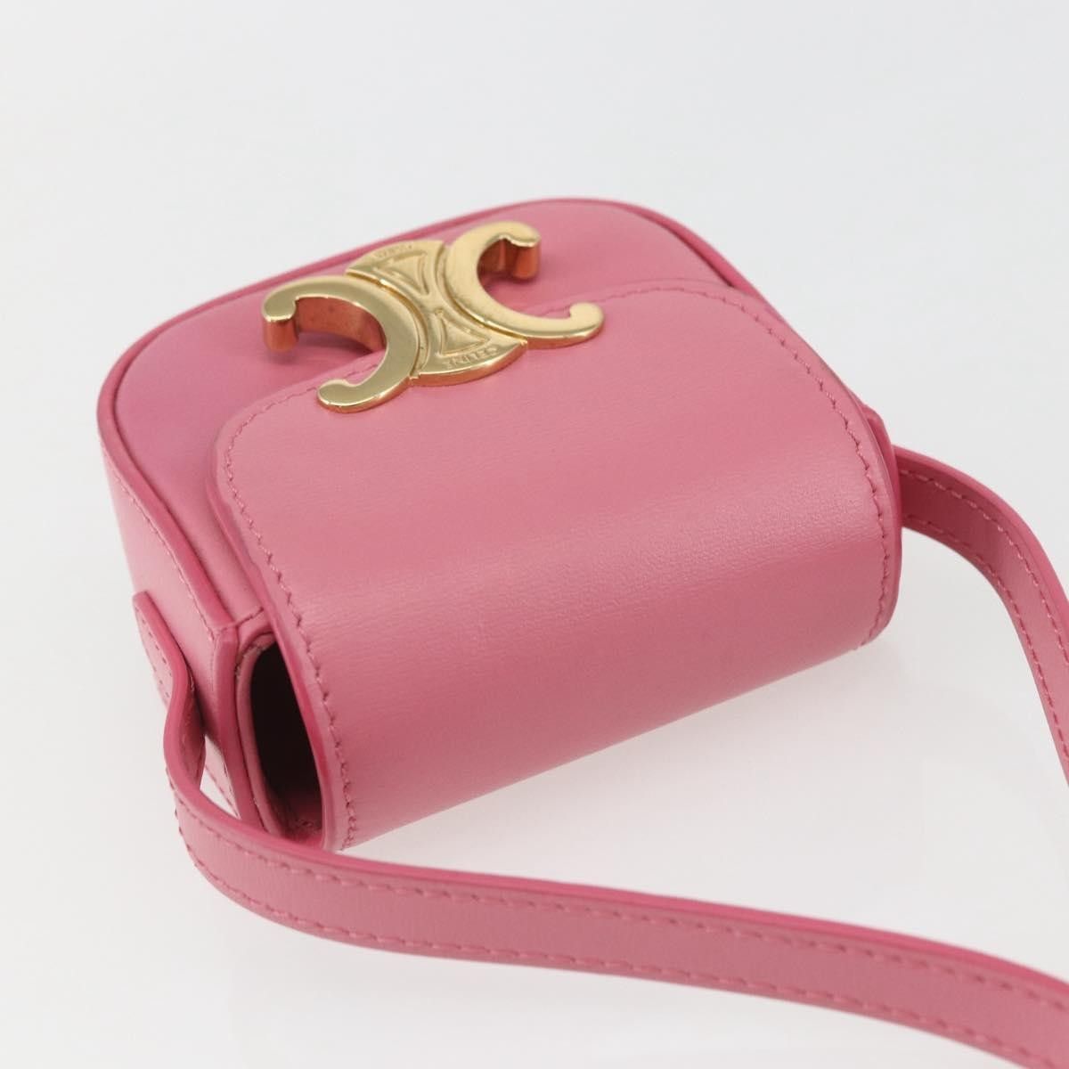 Celine Celine Triomphe Shoulder Bag Smooth Calfskin Size ONE SIZE - 16 Thumbnail