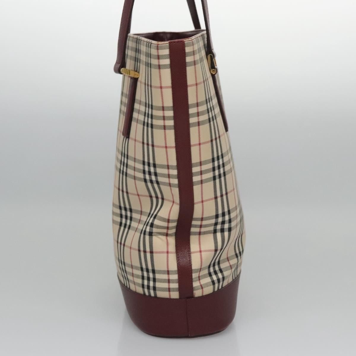 Burberry Burberry Nova Check Tote Canvas and Leather Size ONE SIZE - 4 Thumbnail