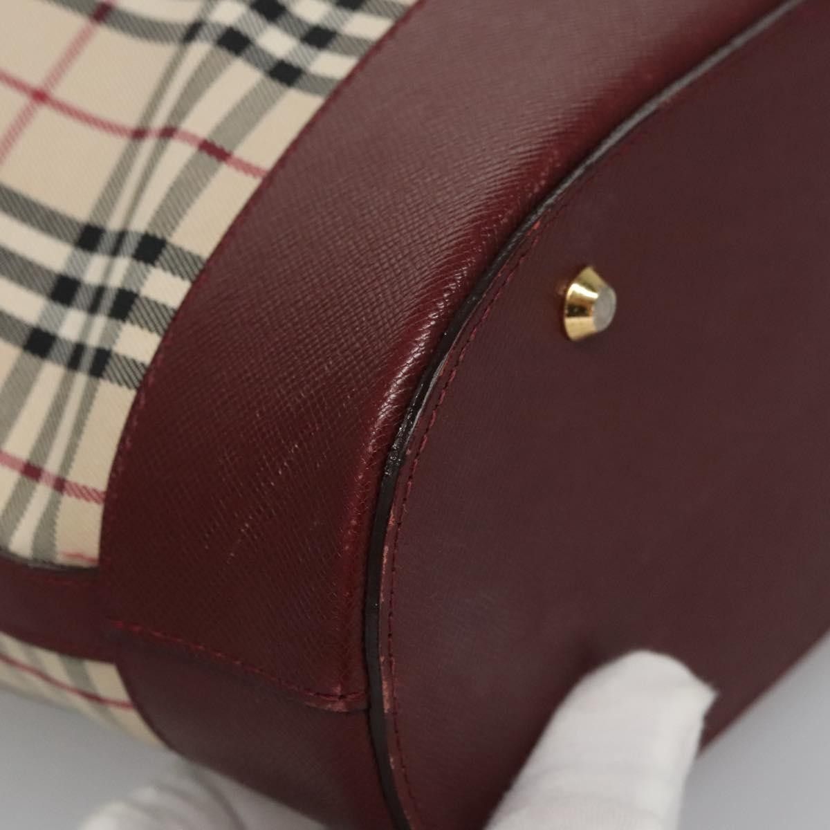 Burberry Burberry Nova Check Tote Canvas and Leather Size ONE SIZE - 8 Thumbnail