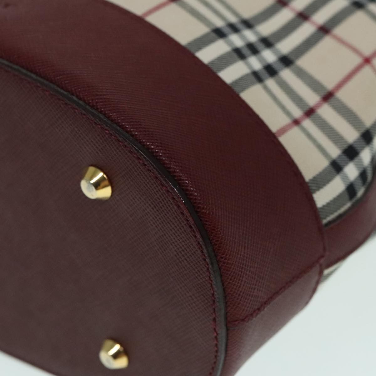 Burberry Burberry Nova Check Tote Canvas and Leather Size ONE SIZE - 9 Thumbnail