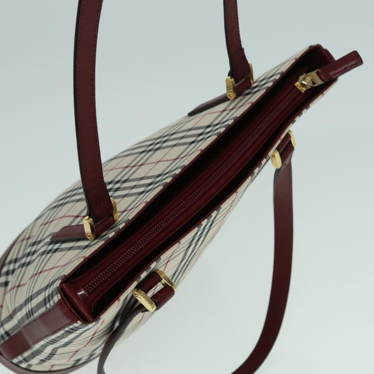 Burberry Burberry Nova Check Tote Canvas and Leather Size ONE SIZE - 15 Thumbnail