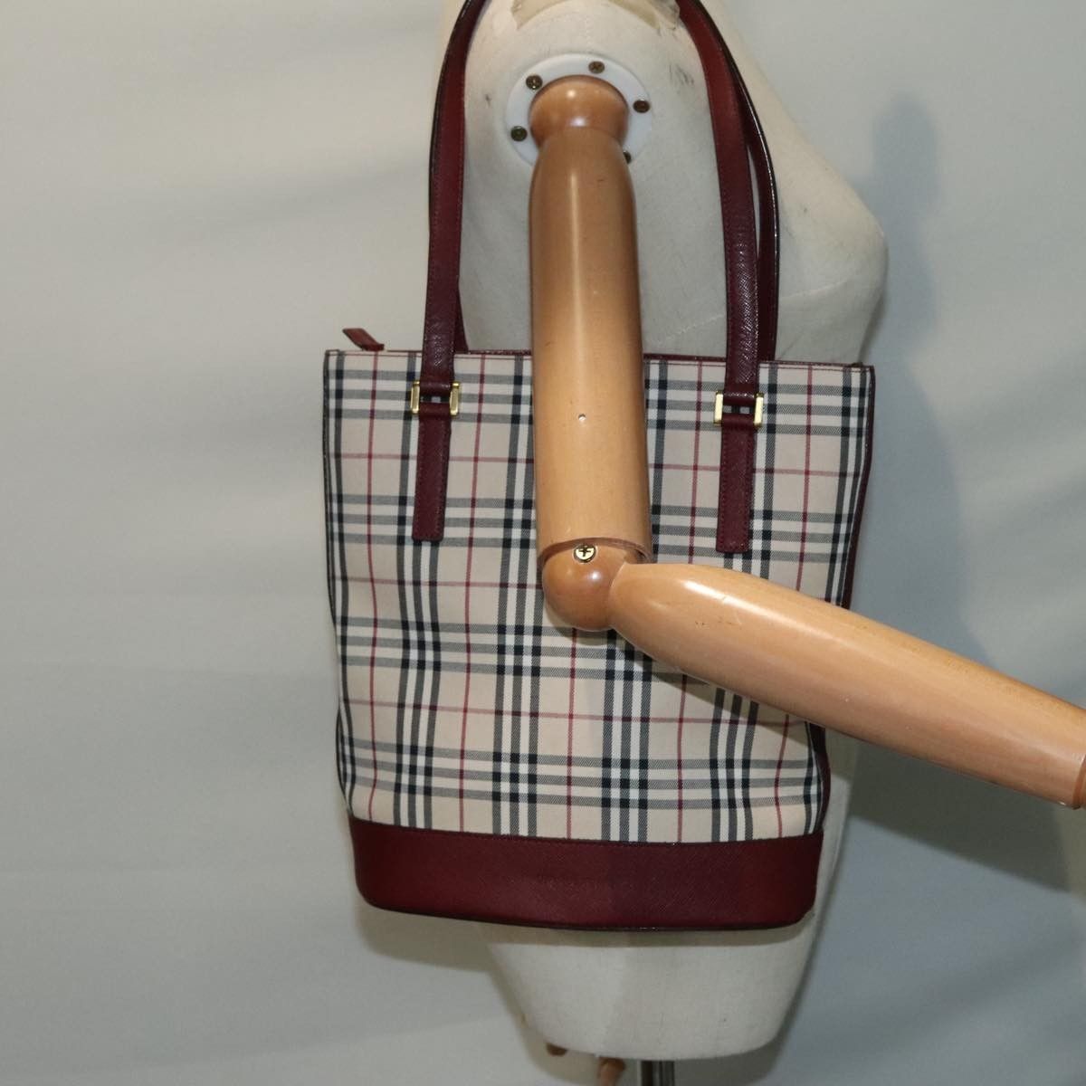 Burberry Burberry Nova Check Tote Canvas and Leather Size ONE SIZE - 13 Thumbnail