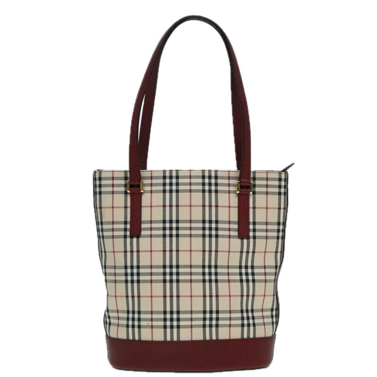 Burberry Burberry Nova Check Tote Canvas and Leather Size ONE SIZE - 2 Thumbnail