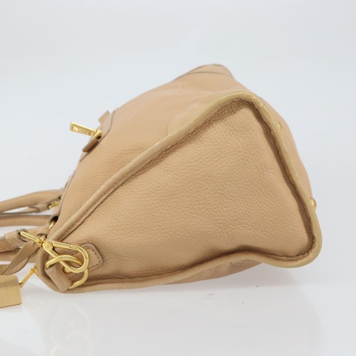 Prada Prada Front Zip Convertible Satchel Cervo Leather Size ONE SIZE - 4 Thumbnail