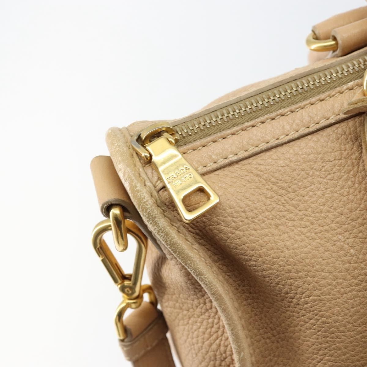Prada Prada Front Zip Convertible Satchel Cervo Leather Size ONE SIZE - 13 Thumbnail