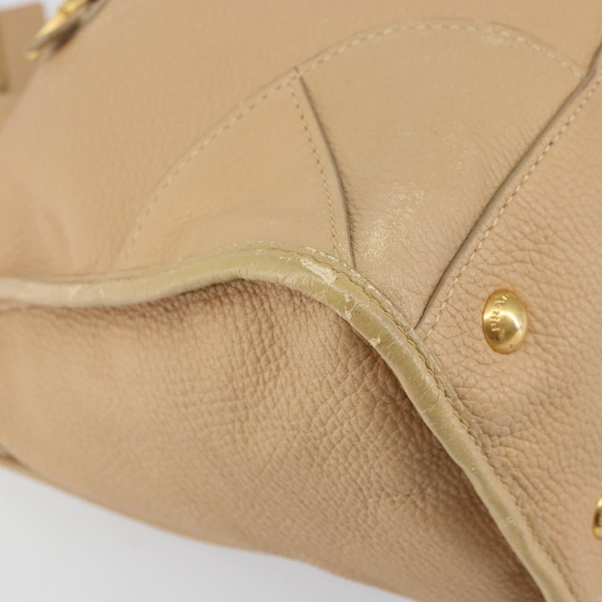 Prada Prada Front Zip Convertible Satchel Cervo Leather Size ONE SIZE - 12 Thumbnail