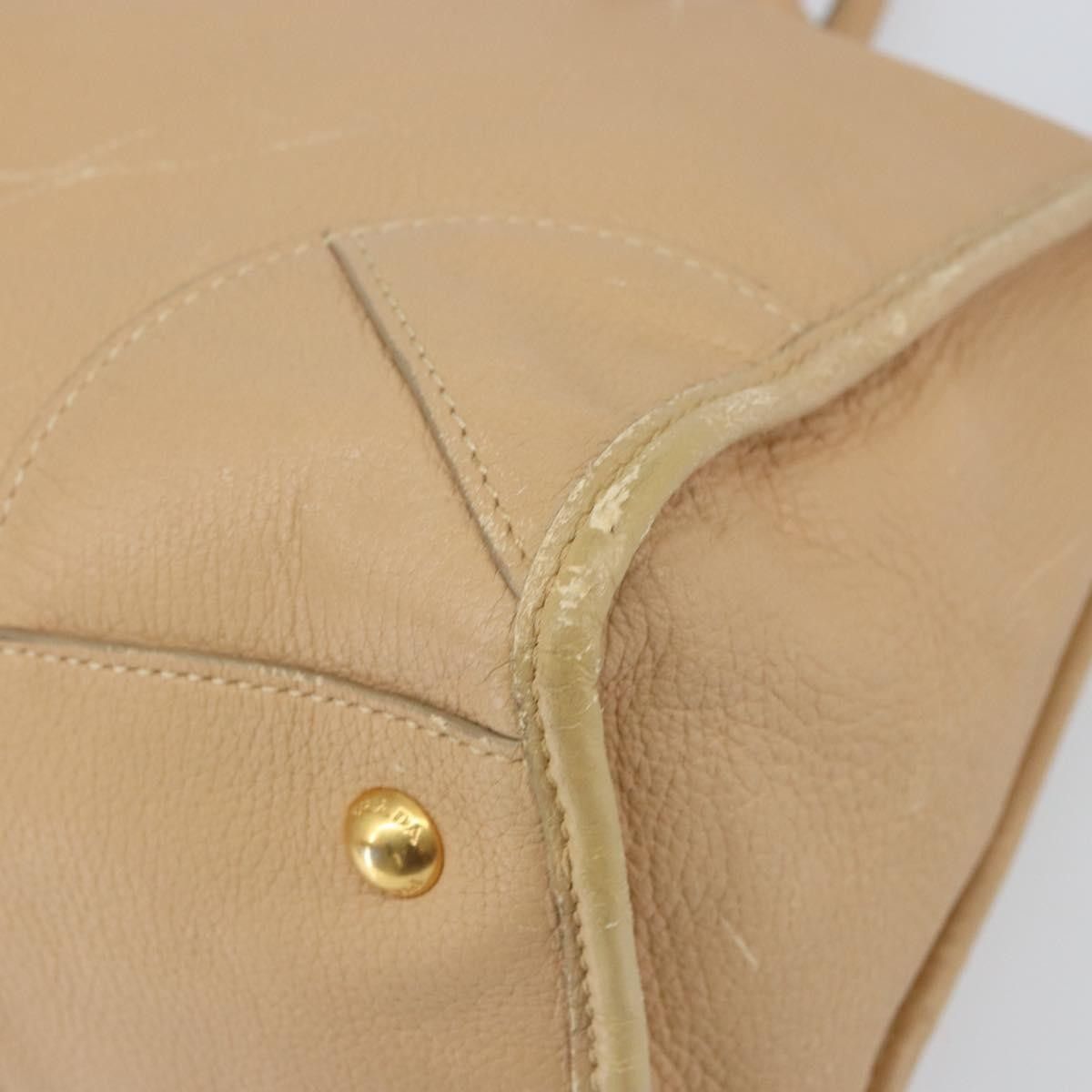 Prada Prada Front Zip Convertible Satchel Cervo Leather Size ONE SIZE - 9 Thumbnail