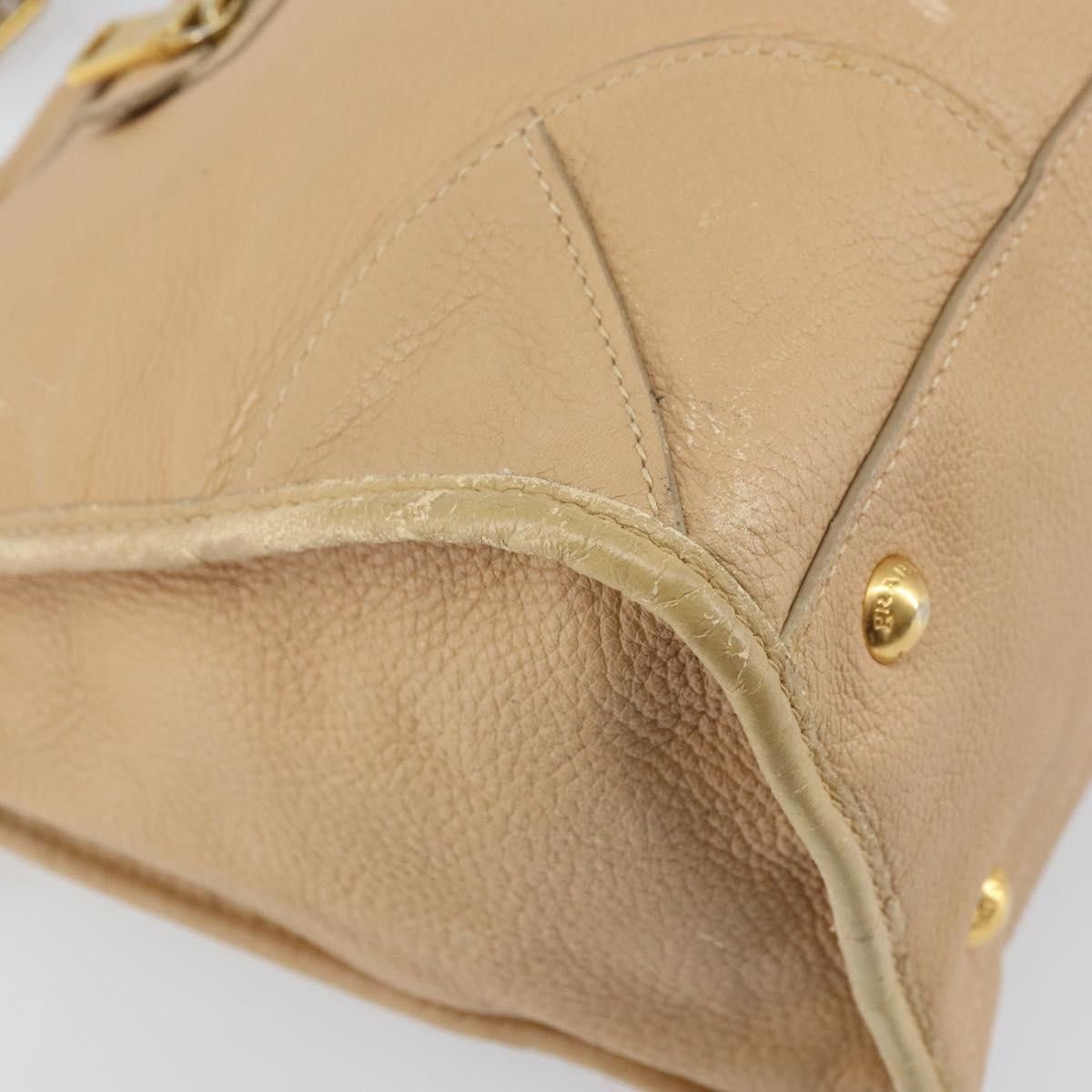 Prada Prada Front Zip Convertible Satchel Cervo Leather Size ONE SIZE - 10 Thumbnail