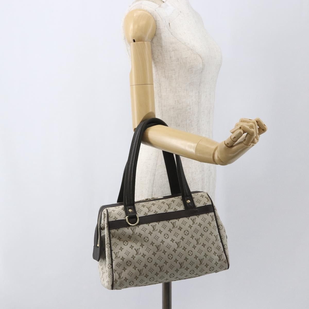 Louis Vuitton Louis Vuitton Josephine Handbag Mini Lin Size ONE SIZE - 13 Thumbnail