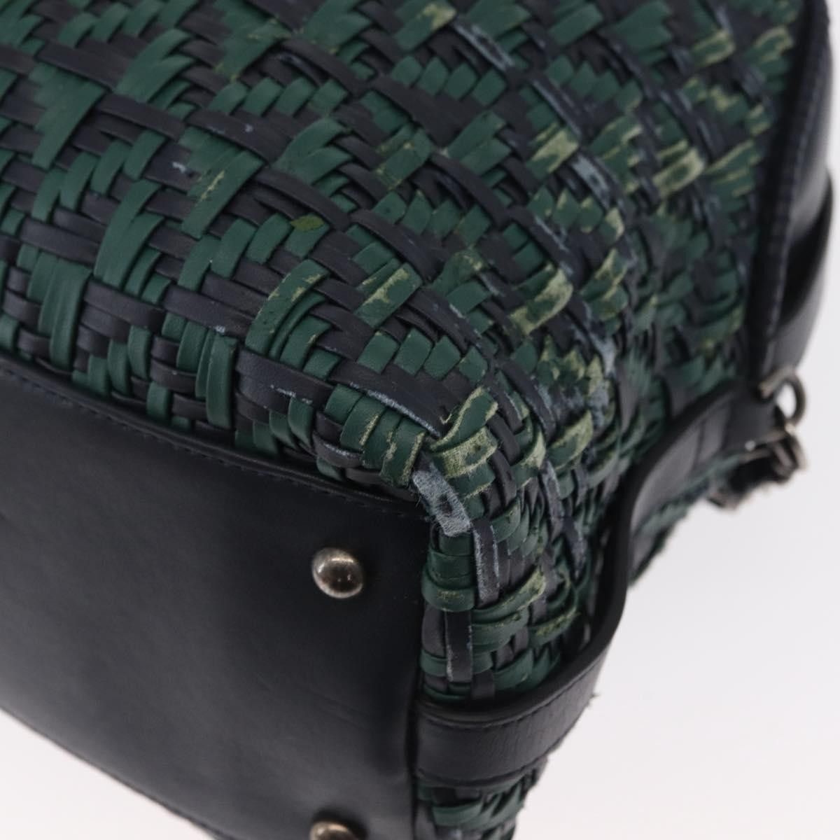 Chanel Chanel Convertible Chain Bowler Woven Calfskin Size ONE SIZE - 10 Thumbnail