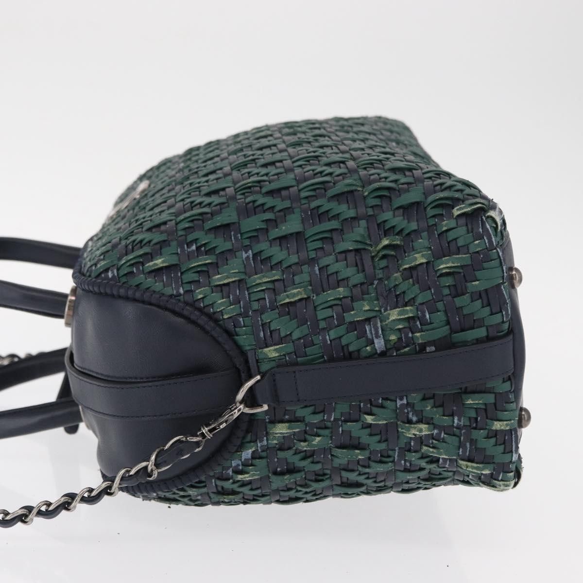 Chanel Chanel Convertible Chain Bowler Woven Calfskin Size ONE SIZE - 4 Thumbnail
