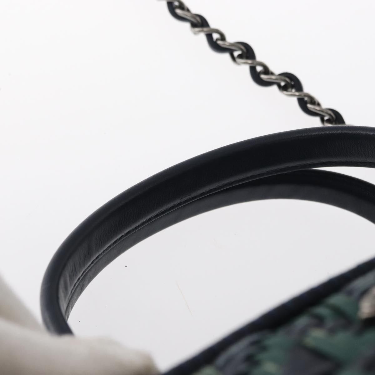 Chanel Chanel Convertible Chain Bowler Woven Calfskin Size ONE SIZE - 18 Thumbnail