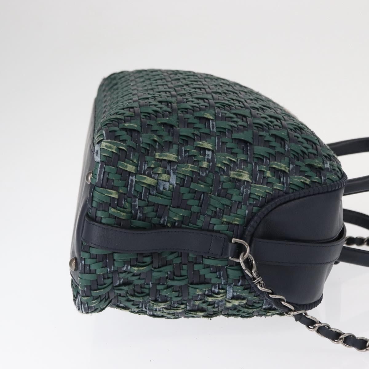 Chanel Chanel Convertible Chain Bowler Woven Calfskin Size ONE SIZE - 3 Thumbnail