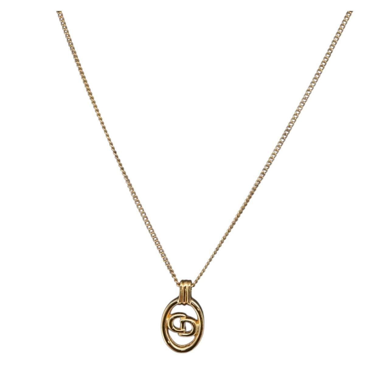 Dior Christian Dior CD Round Pendant Metal Size ONE SIZE - 3 Thumbnail