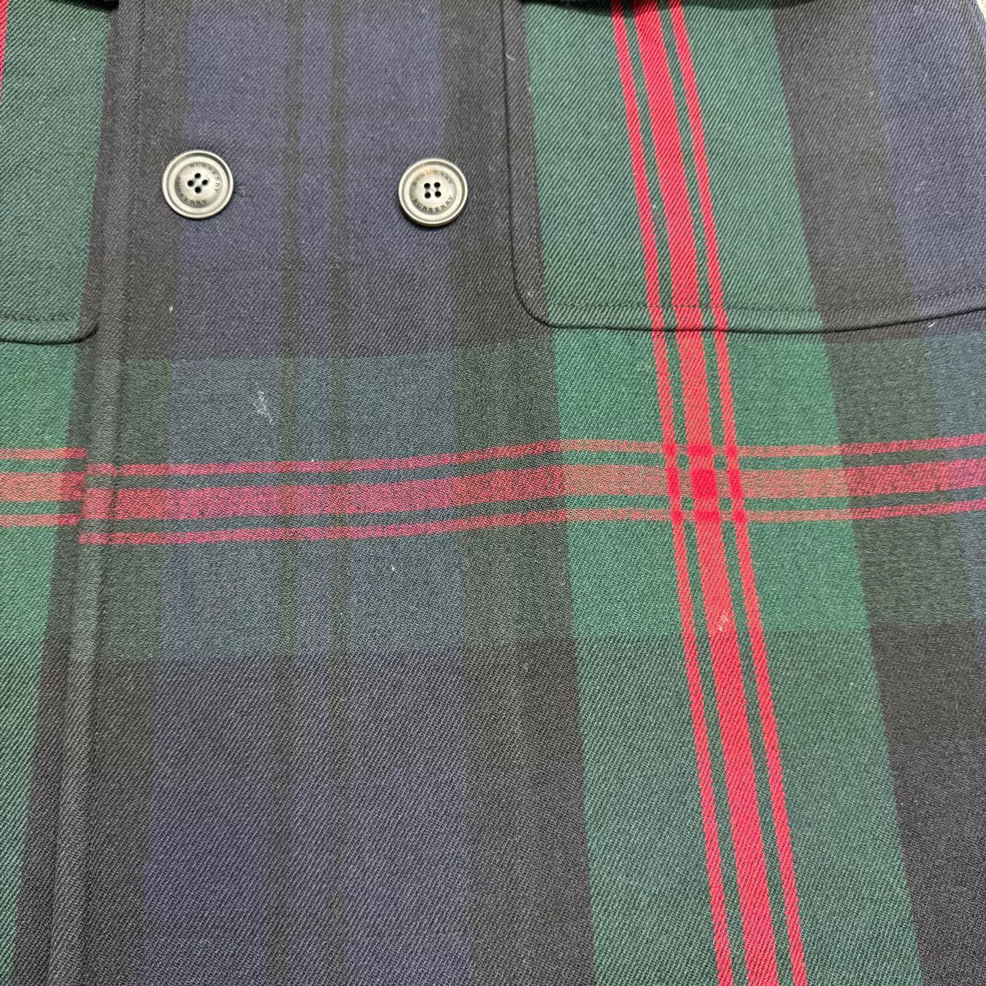 Burberry Burberry Tartan Wool Heavy Coat Size M Size US M / EU 48-50 / 2 - 3 Thumbnail