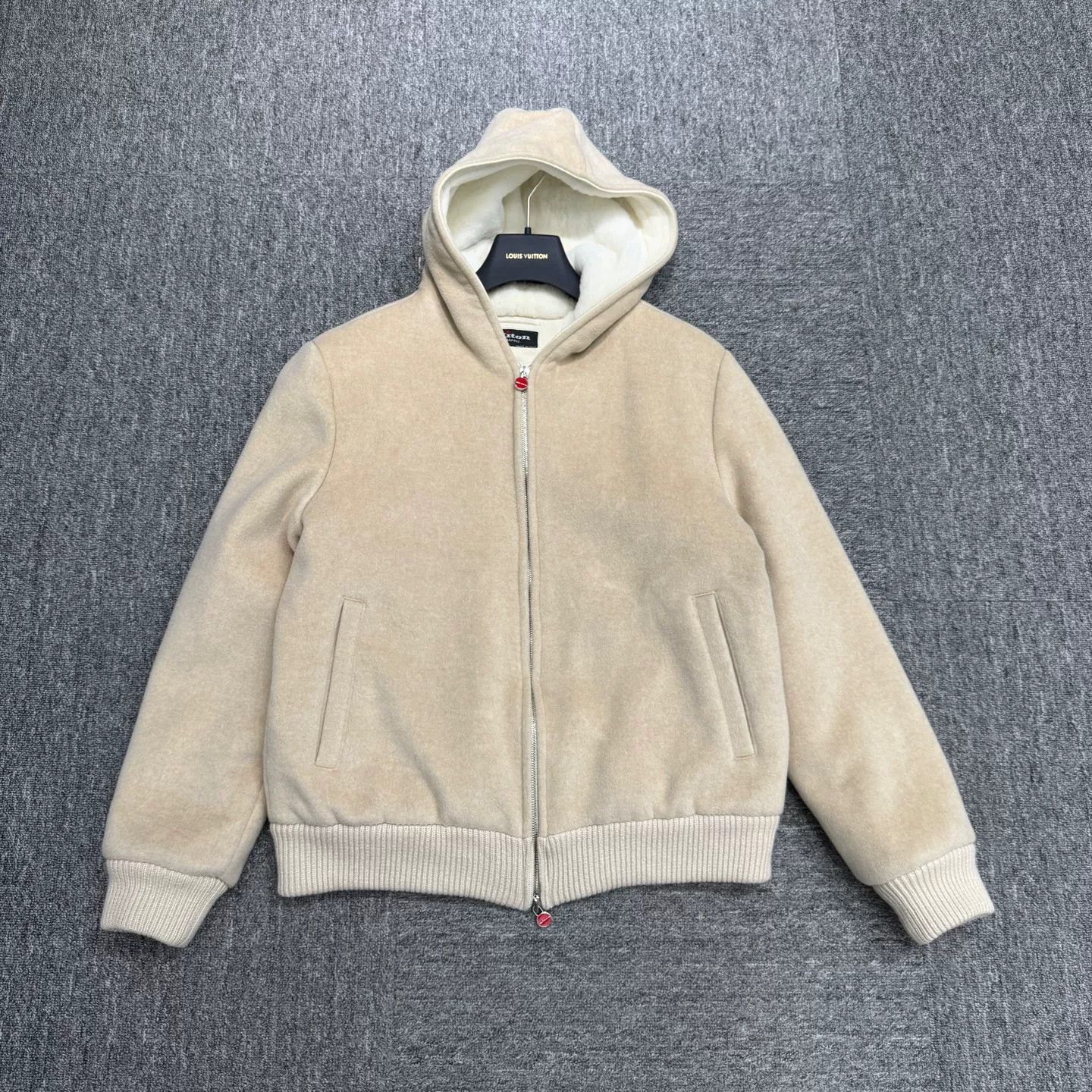 Kiton Kiton Cashmere Vicuna Blend Fur Lined Hoodie Jacket Size 50 Size US M / EU 48-50 / 2 - 2 Thumbnail