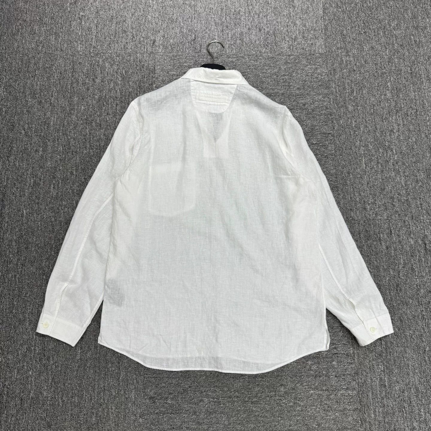 Z Zegna Zegna Oasi Lino Linen Shirt Size M Size US M / EU 48-50 / 2 - 6 Thumbnail