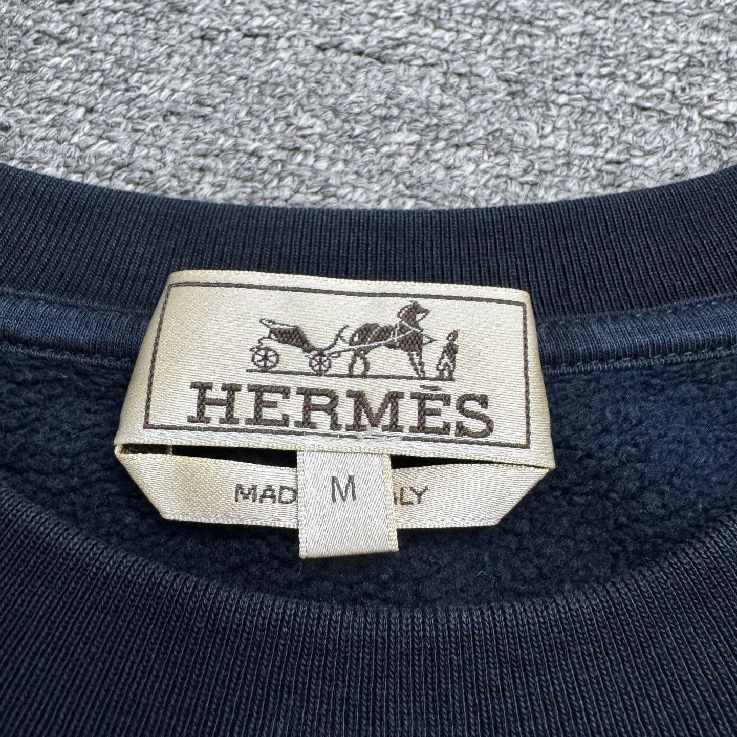 Hermes Hermès Embroidered Sweatshirt Size M Size US M / EU 48-50 / 2 - 3 Thumbnail